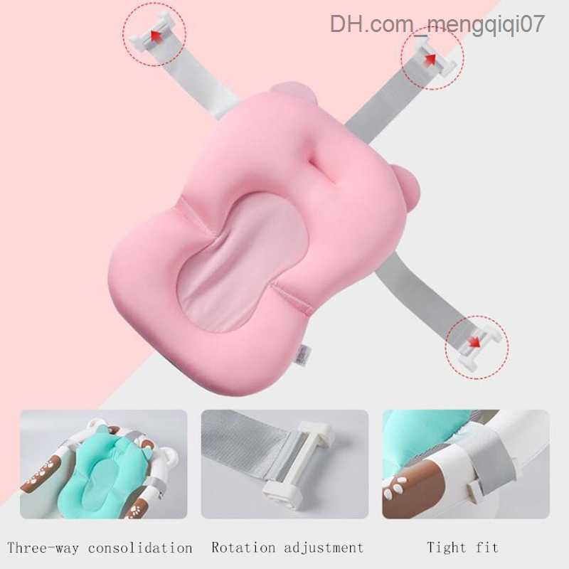 Bathing Tubs Seats Baby bathtub seat support pad foldable baby bathtub cushion chair newborn bathtub pillow baby anti-skid soft and comfortable body p