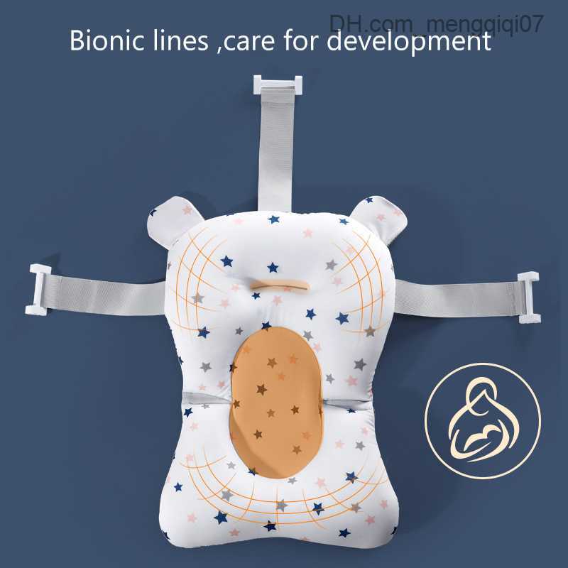 Bathing Tubs Seats Baby bathtub pillow baby anti-skid soft and comfortable body cushion baby bathtub seat support cushion foldable baby bathtub cushio