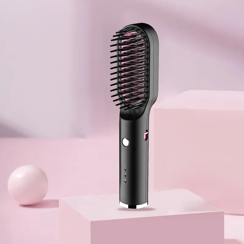 Multifunctional Beard Straightening Comb Ionic Hair Straightener Brush