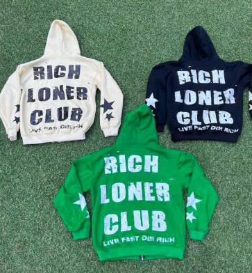 Men's Hoodies Sweatshirts Y2K Gothic letter printed zipper hooded oversized sweater autumn punk Harajuku hip-hop casual sports hoodie for men and