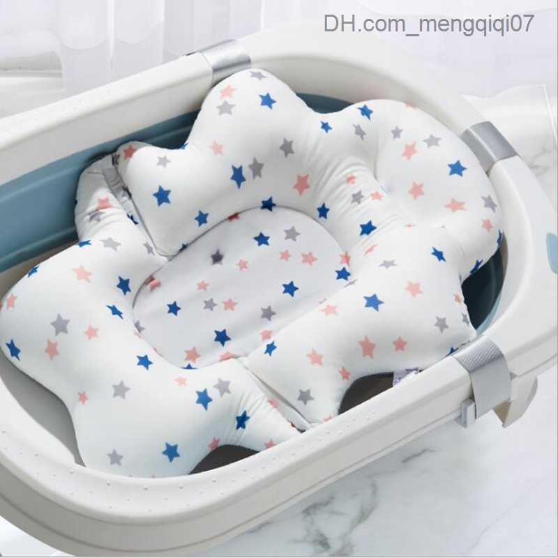 Bathing Tubs Seats 7-style baby bathtub seat baby anti-skid soft bath cloth cushion body cushion sponge bathtub cushion safety bathtub cushion Z230818