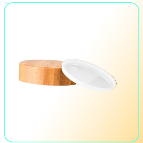150g 250ml Empty Cream Container PET Frosted Amber Cosmetic Refillable Facial Hair Mask Plastic Jar With Bamboo Lid 20pcslot Stor6238963