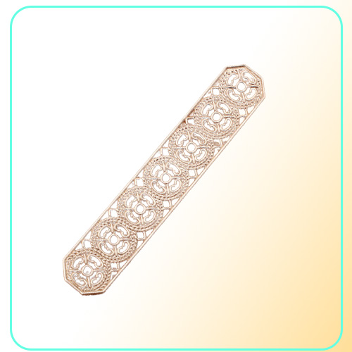 BoYuTe 30 PiecesLot 8215MM Metal Brass Stamping Plate Filigree Diy Hand Made Jewelry Findings Components