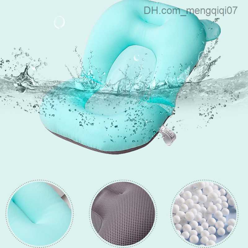 Bathing Tubs Seats Baby shower air cushion bathtub anti-skid bathtub seat cushion newborn safety bathtub cushion foldable soft pillow baby care Z23081