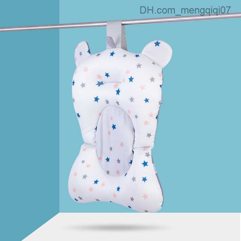Bathing Tubs Seats Portable Baby Shower Bath Cushion Non slip Soft Comfortable Bath Seat Support Cushion Foldable Baby Bath Seat Floating Water Cushio