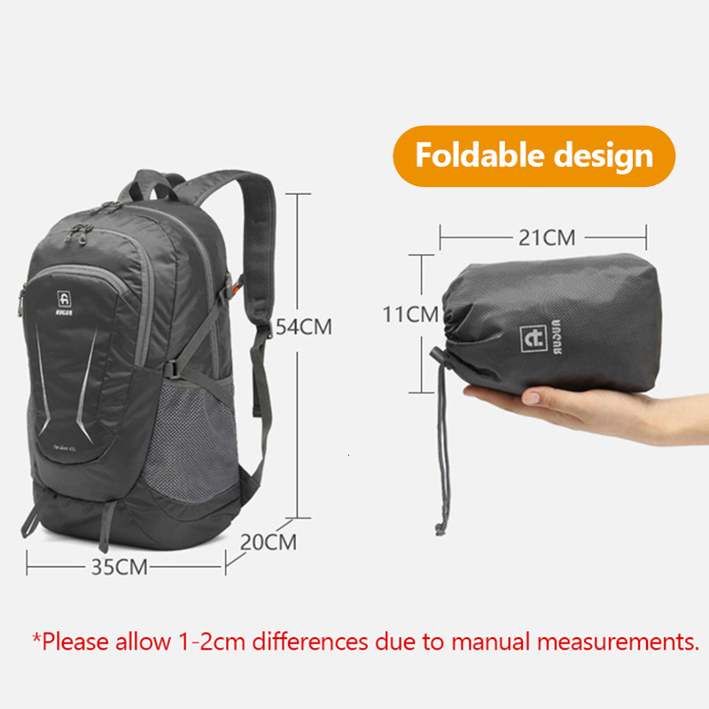 School Bags MARKROYAL Waterproof Outdoor Climbing Backpack Unsex Foldable 45L Shopping Cycling Rucksack Travel Drop 230817
