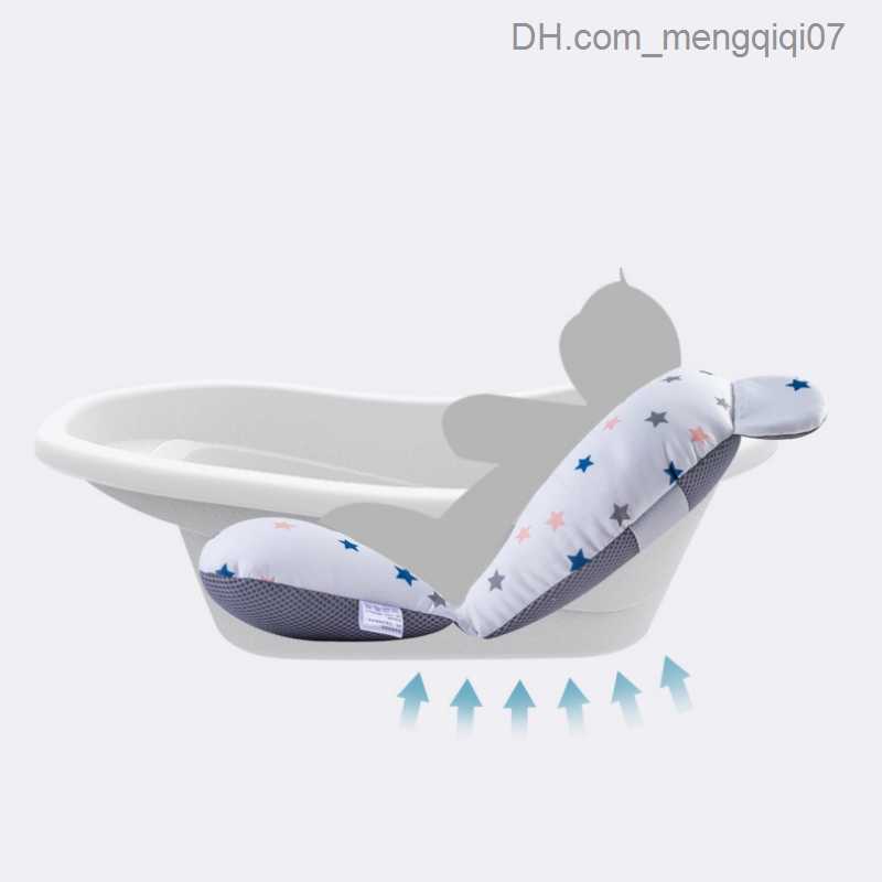Bathing Tubs Seats Portable Baby Shower Bath Cushion Non slip Soft Comfortable Bath Seat Support Cushion Foldable Baby Bath Seat Floating Water Cushio
