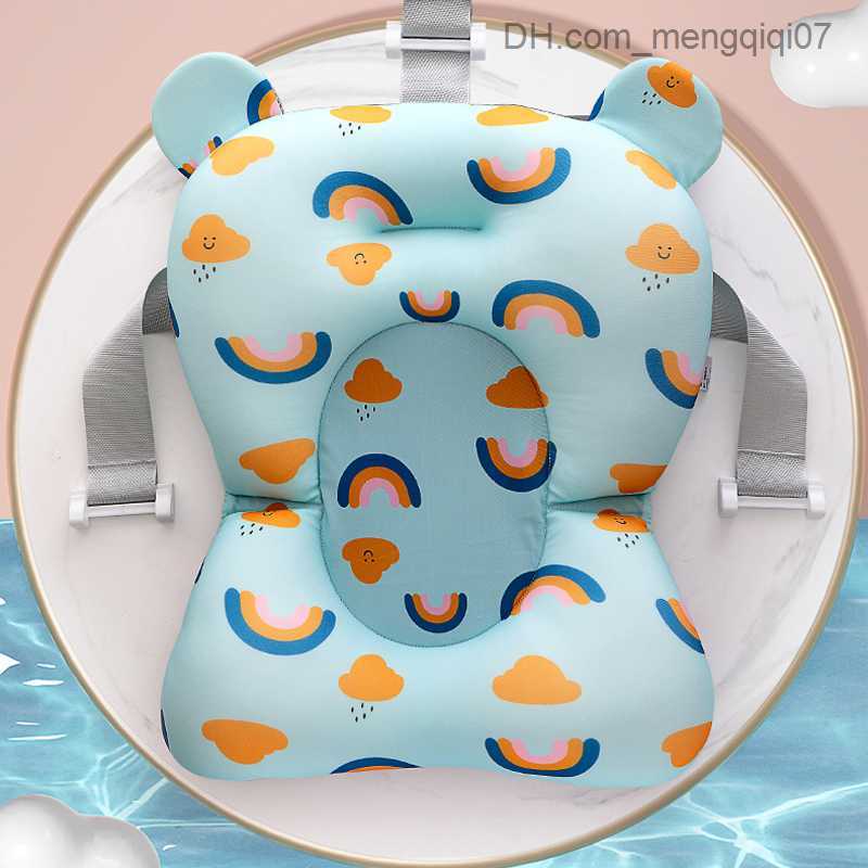 Bathing Tubs Seats Baby Bathtub Cushion Foldable Baby Bathtub Seat Support Cushion Newborn Bathtub Chair Baby Non slip Soft Comfortable Body Cushion P
