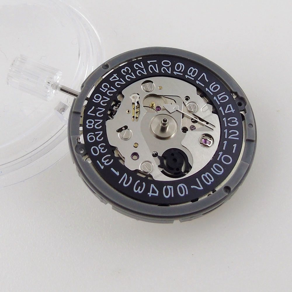 Repair Tools Kits NH35 NH36 Automatic Mechanical Movement Day/Date Display For 3/3.8/4 o'clock Crown Watch Accessories Hacking Second 230817