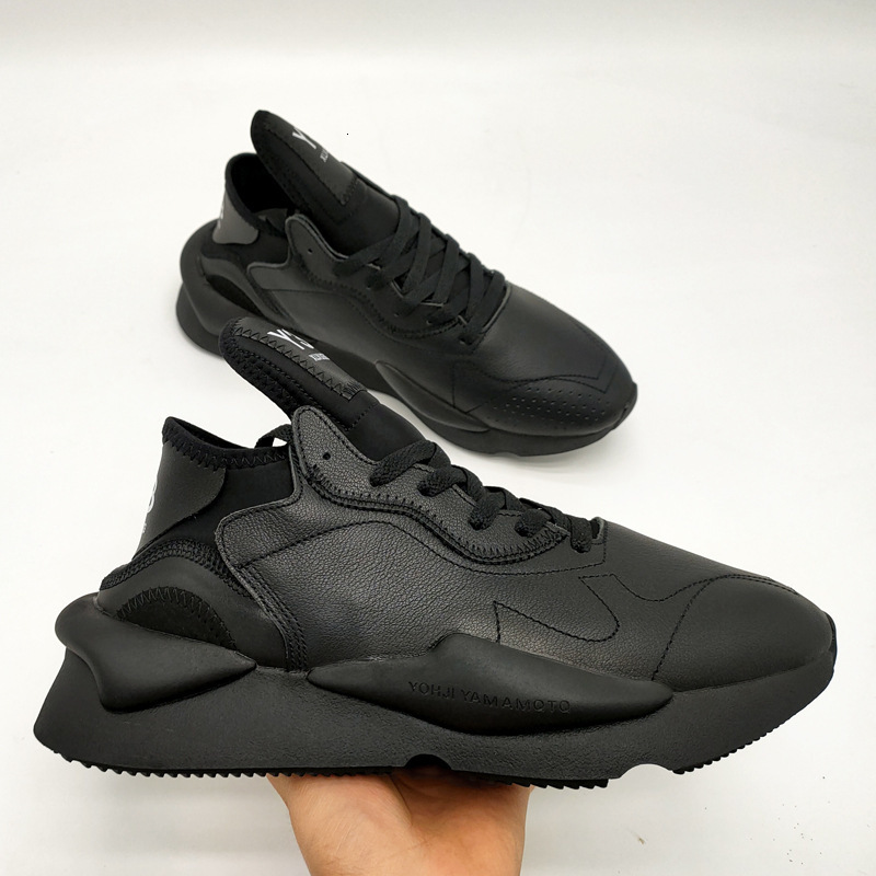 Dress Shoes Unisex Black Warrior Y3 Platform Men Shoes Running Sneakers Leather Women Shoes Casual Couple Tennis Shoes 230816