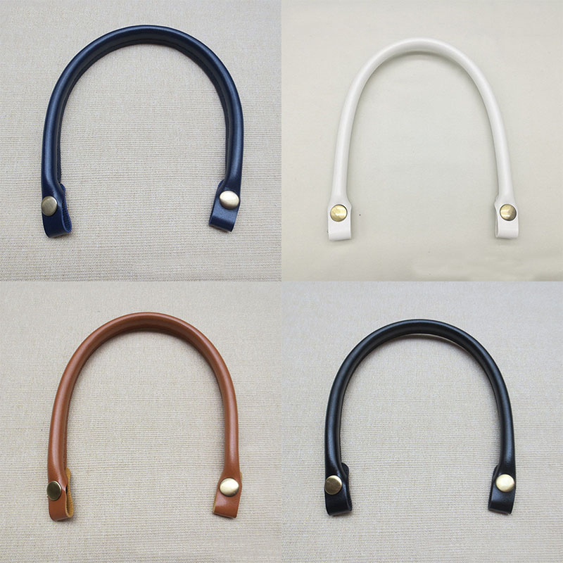 Bag Parts Accessories 1PCS Handles Replacement for Handbags Women Shoulder Strap PU Leather Bags Belt Solid Color Clasp Handle 230817