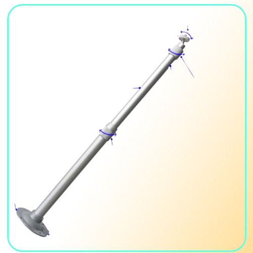Universal 2040cm Projector Ceiling Wall Mount Aluminium Bracket 15KG Capacity