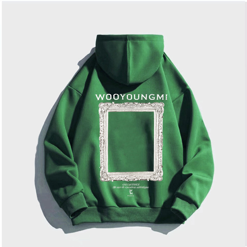 Men's Hoodies Sweatshirts Oversized WYM Hoodeds Retro Men's Sweater Korean Style Street Fashion Women's Street Clothing Top Men's  - view 7