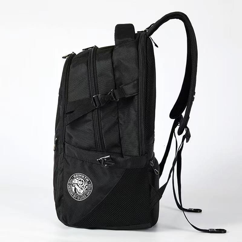 School Bags SwissMultifunctional Durable 17 Inch Laptop Backpack 45L Larger Capacity Travel Bag USB Charging Port Water Resistant Mochila 230817