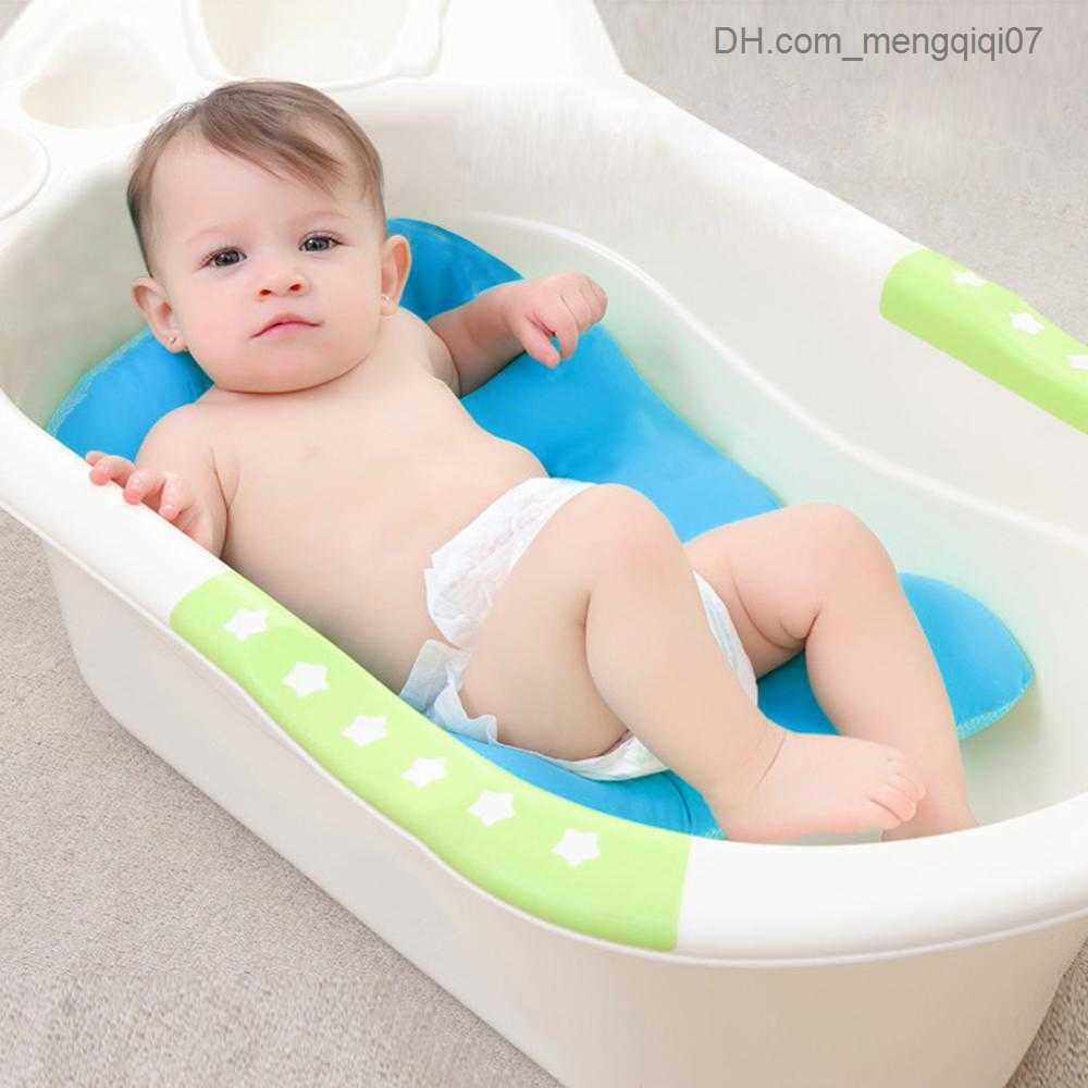 Bathing Tubs Seats Portable baby shower air cushion baby bathtub cushion non slip baby bathtub cushion baby safety bathtub seat Z230817