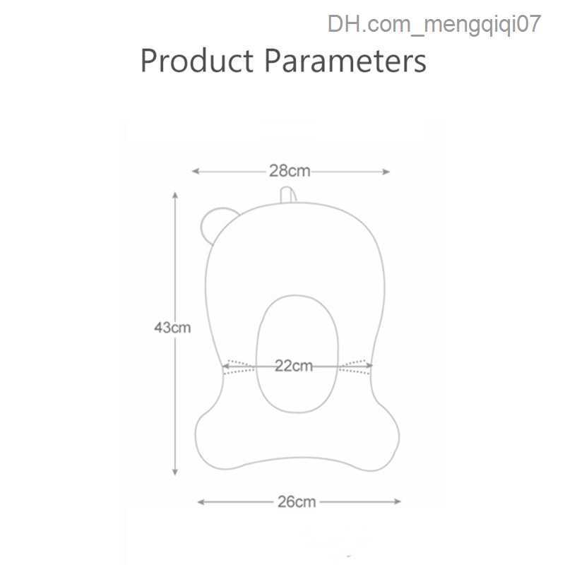 Bathing Tubs Seats Baby bathtub pillow baby anti-skid soft and comfortable body cushion baby bathtub seat support cushion foldable baby bathtub cushio