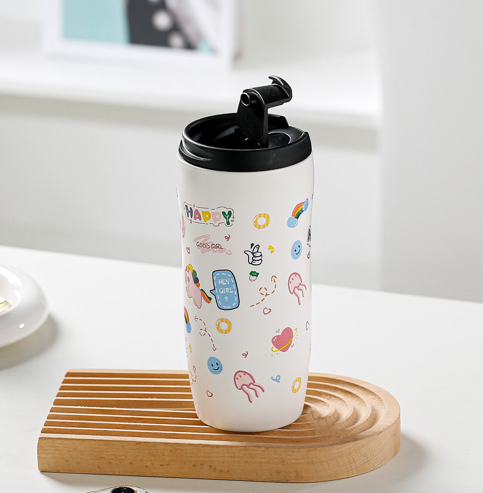 The latest 15.2oz cartoon ceramic coffee mug Cup, many style choices, support customization of any logo