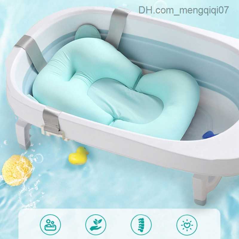 Bathing Tubs Seats Newborn baby bathtub seat baby bathtub safety support baby shower baby bathtub ring net Z230818