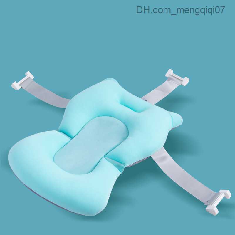 Bathing Tubs Seats Baby bathtub mat anti slip baby cotton bathtub support seat adjustable bathtub support newborn folding safety bathtub mat Z230817