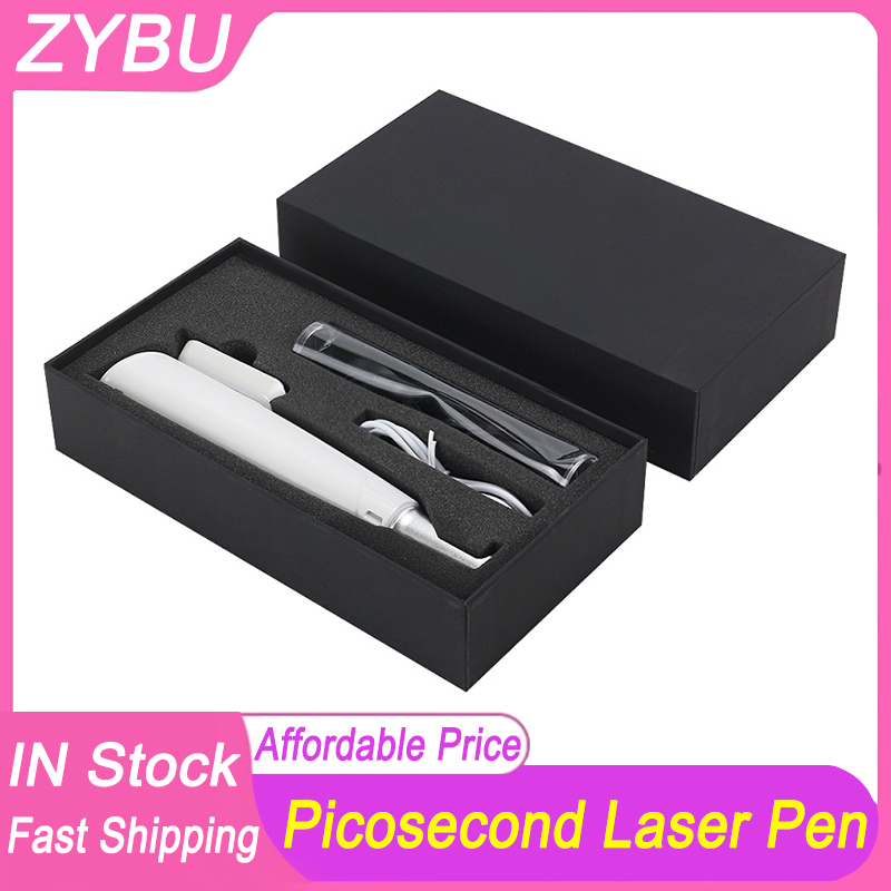 Recharging Mini Handheld Red Laser Light Tattoo Removal Pen Laser Spot Removal Picosecond Scar Mole Freckle Removal Dark Spot Remover Skin Care Pico B