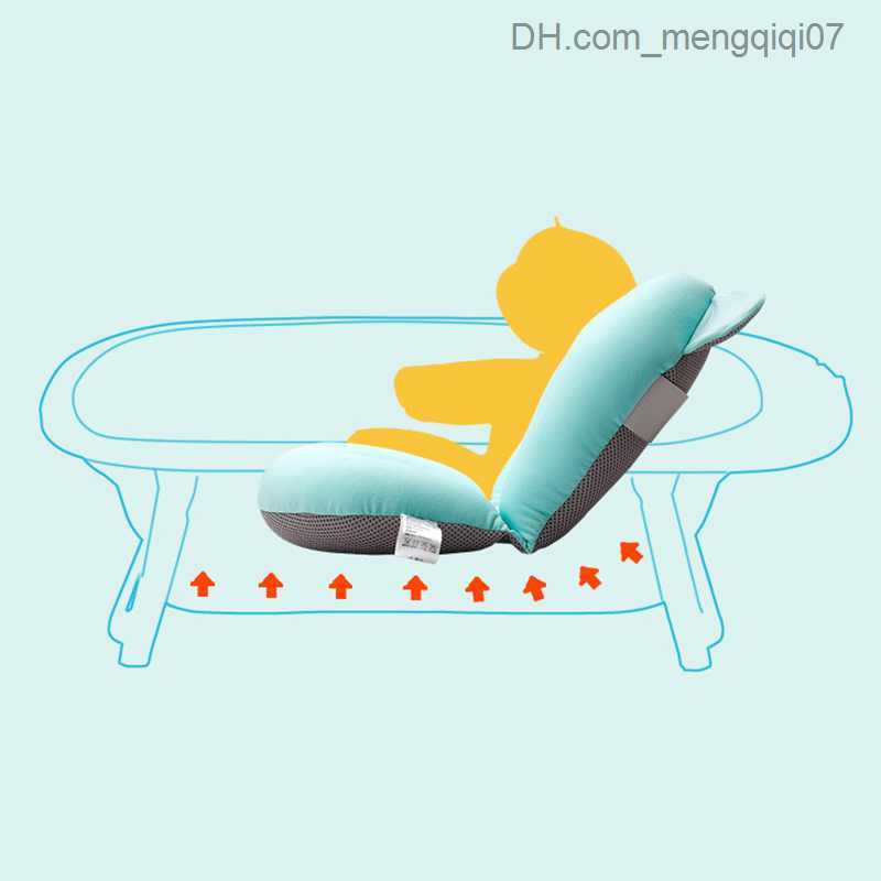 Bathing Tubs Seats Baby shower air cushion bathtub anti-skid bathtub seat cushion newborn safety bathtub cushion foldable soft pillow baby care Z23081