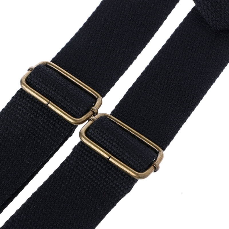 Bag Parts Accessories Adjustable Backpack Strap Shoulder Belts Black Durable Canvas Replacement Rucksack School Book 230817