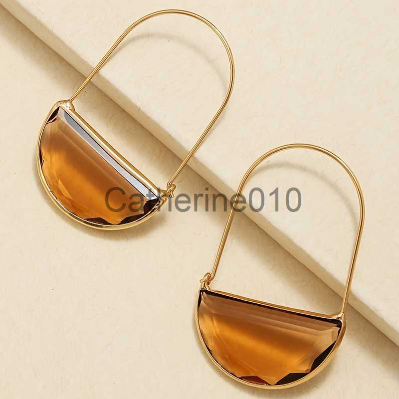 Charm Half Round Bag Earrings Party Banquet Ornaments For Women Girls J230817