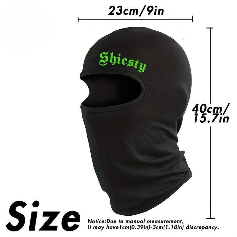 BeanieSkull Caps Shiesty Balaclava Face Mask Rap Balaclava Summer Cooling Neck Gaiter UV Protector Motorcycle Ski Scarf for Men Women 230816
