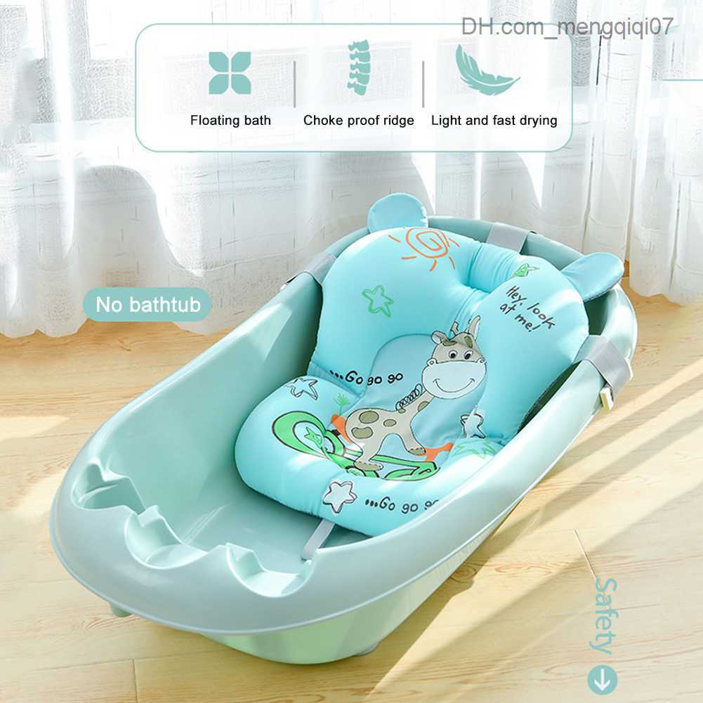 Bathing Tubs Seats Baby shower mat Baby shower mat Baby shower air mat Non slip folding bathtub net floating mat Safety items Z230817