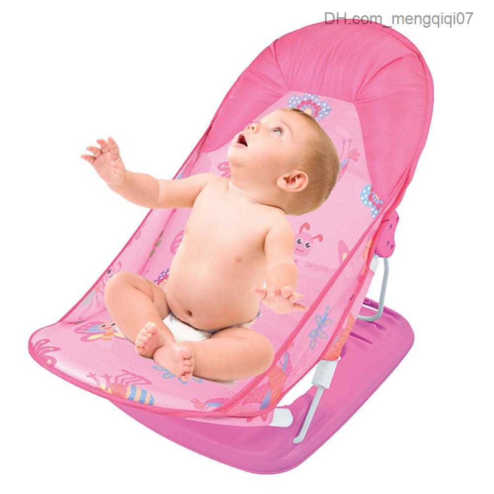 Bathing Tubs Seats Non slip folding baby bathtub seat support pad newborn shower bathtub pad soft baby bathtub chair Z230817
