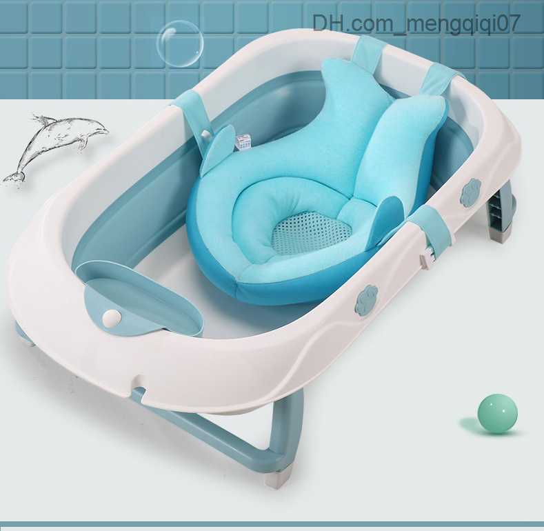Bathing Tubs Seats Baby Safety Bathing Net Baby Floating Bathtub Mat Newborn Shower Support Mat Cute Portable Mat Non slip Mat Z230817