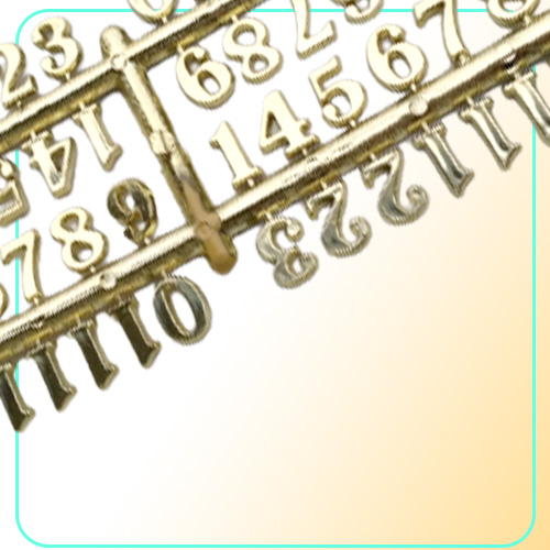 Whole New 50PCS 15CM Plastic Gold Arabic Numbers for DIY Repair Quartz Clock Accessories FITUP4350562