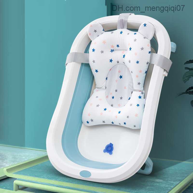Bathing Tubs Seats Baby shower pad newborn shower portable air pad crib baby anti-skid bathtub pad safety bathtub seat direct transportation Z230817