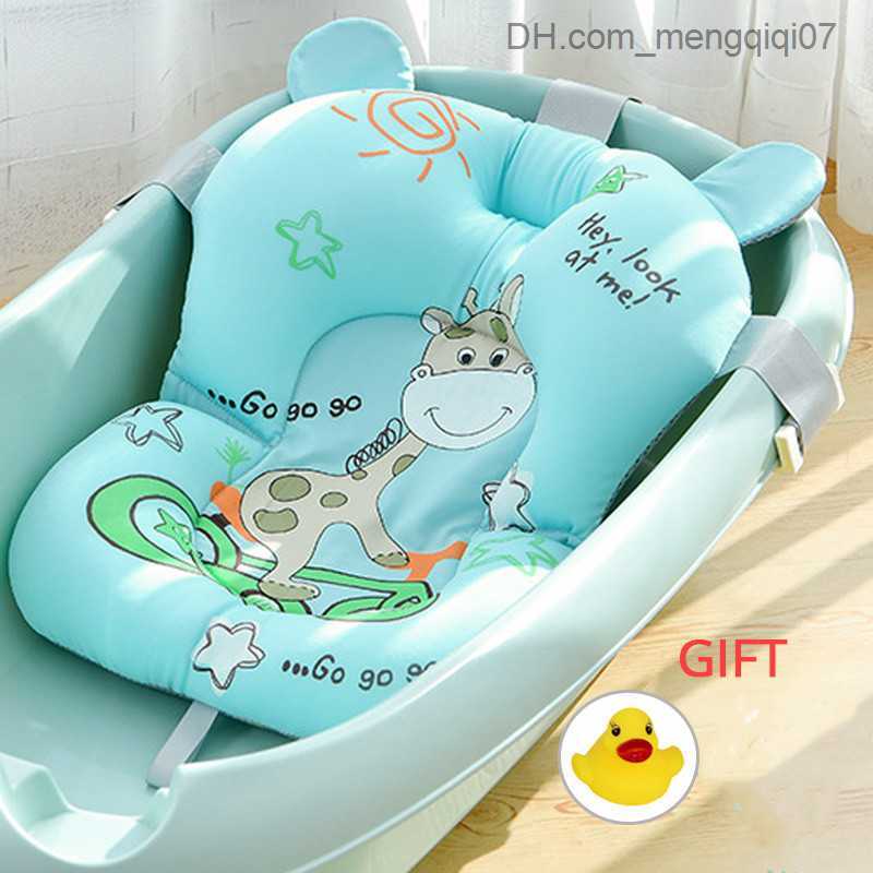 Bathing Tubs Seats Baby shower pad newborn shower portable air pad crib baby anti-skid bathtub pad safety bathtub accessories Z230817