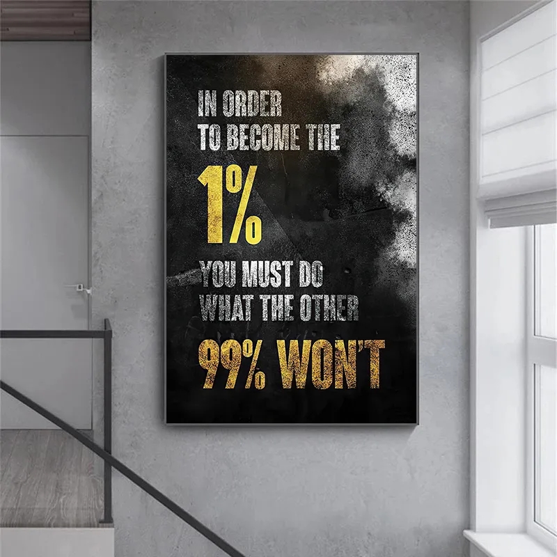 Entrepreneur Motivational Qoutes Posters And Prints Inspirational Canvas Painting Wall Art Pictures Office Wall Decor Gift For Friend Wo6