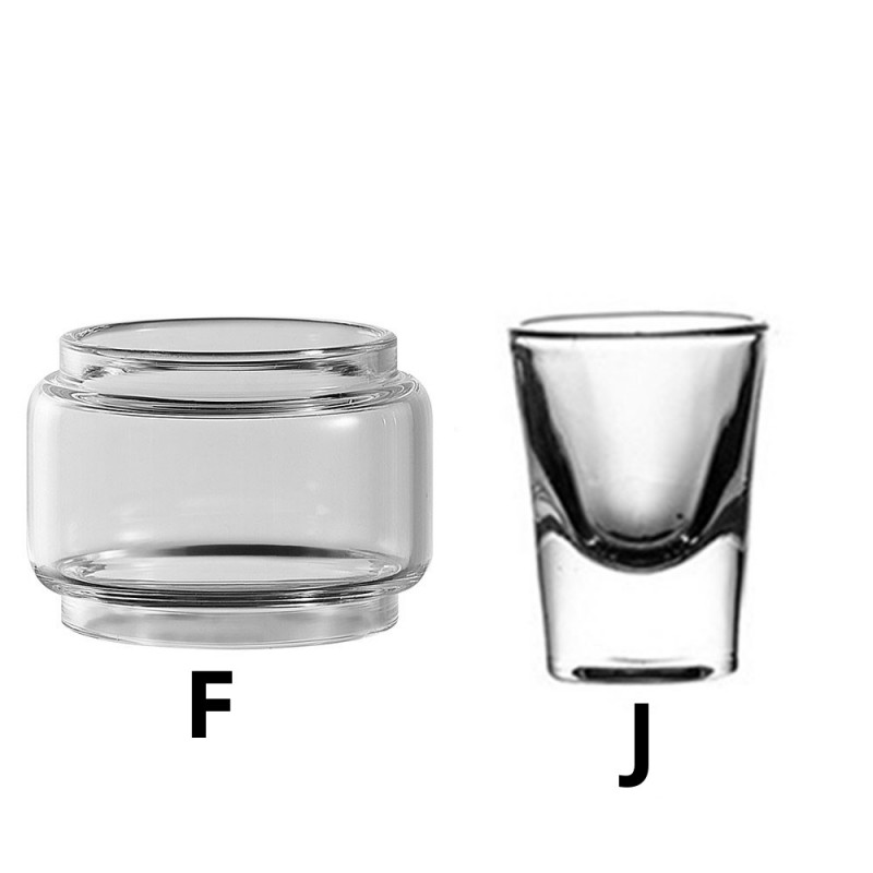 FATUBE Faint Rainbow Straight Shot GLASS Cup TUBE for Zeus Dual/ZEUS X/ZX/Z SUB-OHM/Aegis Legend 2/L200/S100/Aegis Solo 2 Kit/Aegis Max