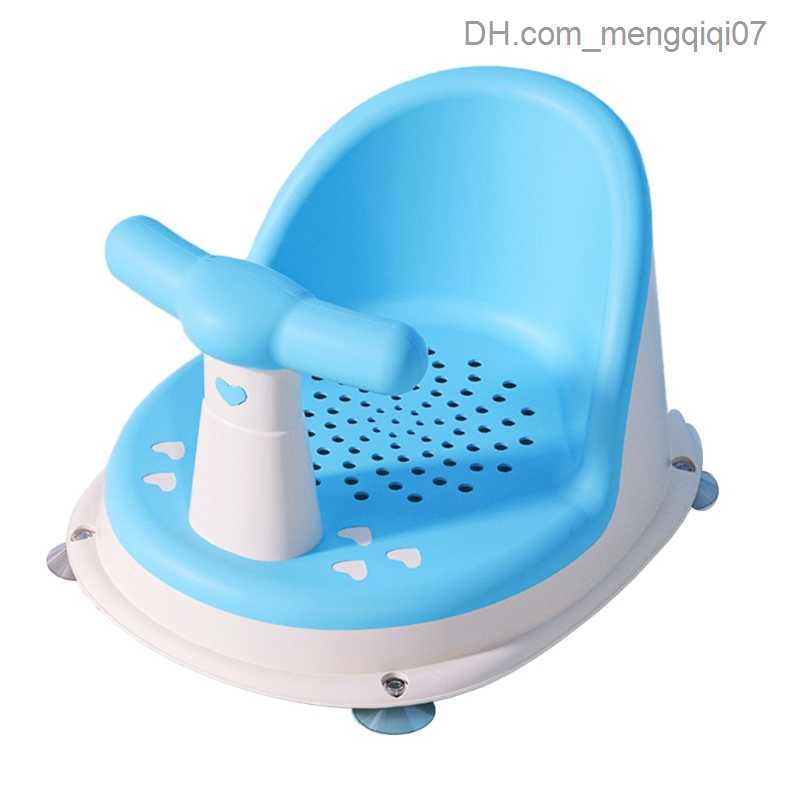 Bathing Tubs Seats Baby bathtub seat anti slip baby bathtub bracket detachable handle design bathtub chair suitable for boys and girls aged 6-18 month
