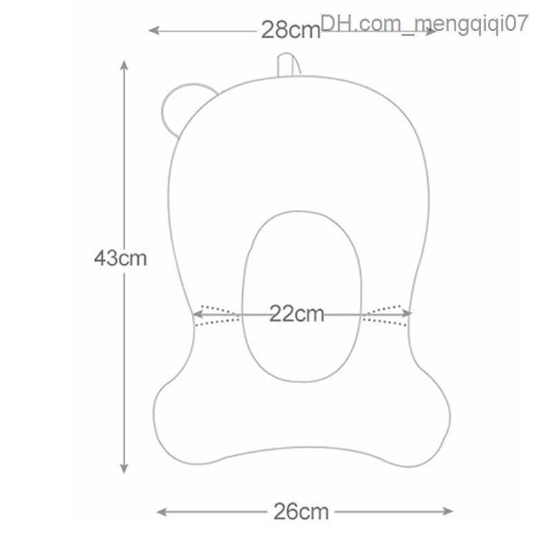 Bathing Tubs Seats Baby bathtub seat support pad Foldable bathtub shower pad Newborn support seat pad Non slip soft baby seat floating water pad Z2308