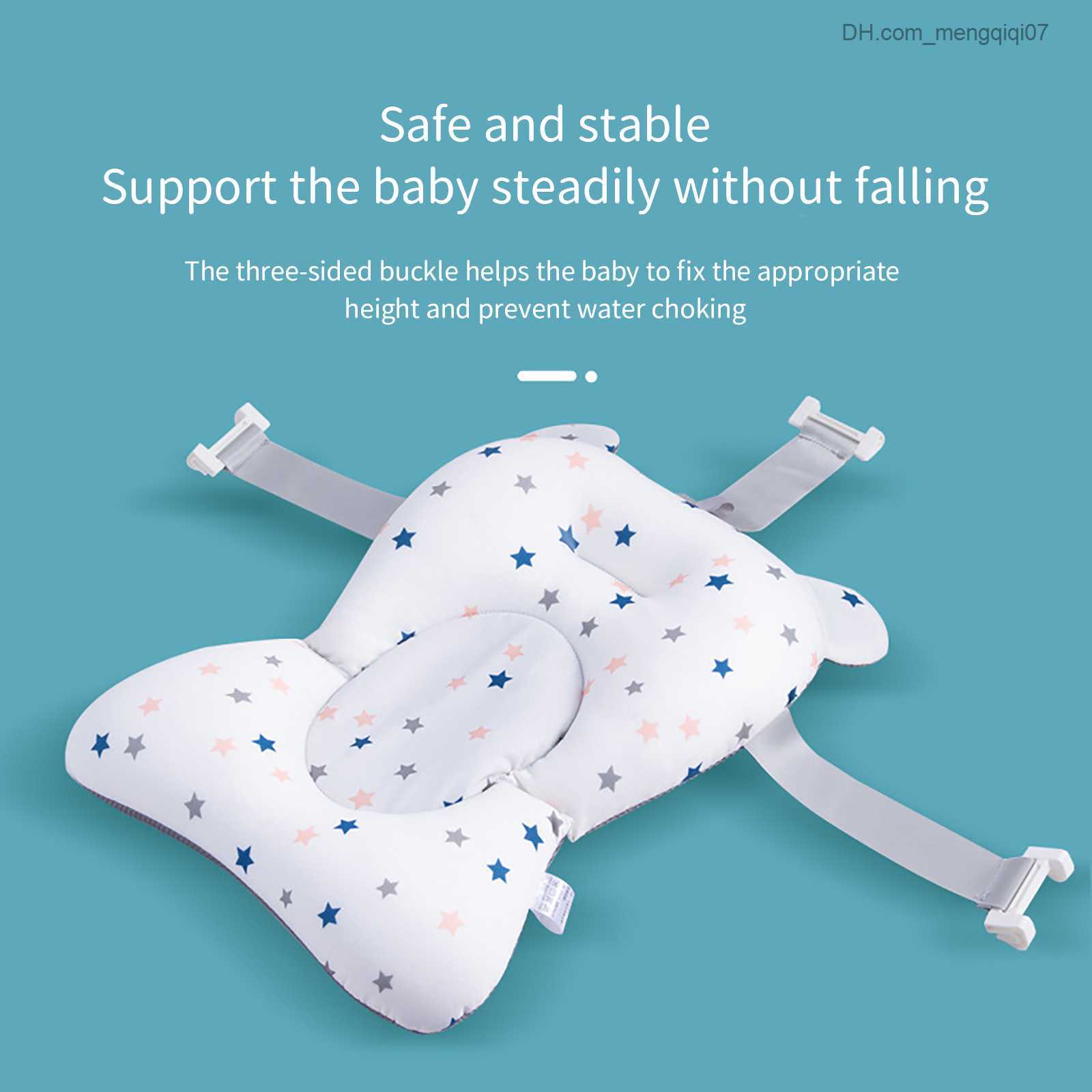 Bathing Tubs Seats Baby shower seat support pad newborn safety bathtub pad adjustable bathtub bathtub baby shower non slip foldable soft pillow Z23081