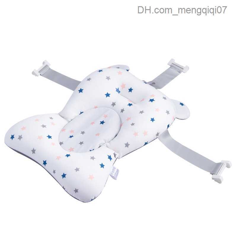 Bathing Tubs Seats Portable Baby Shower Bath Cushion Non slip Soft Comfortable Bath Seat Support Cushion Foldable Baby Bath Seat Floating Water Cushio