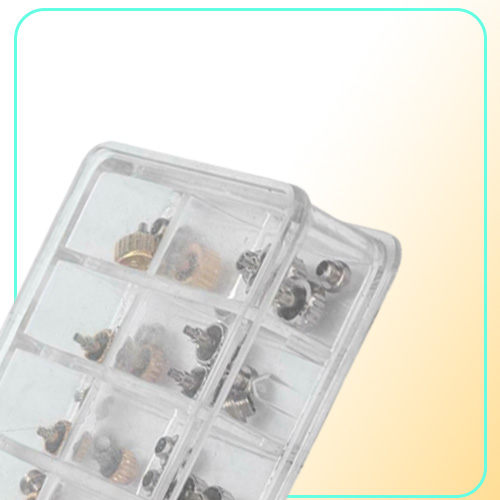 40PCS Watch Crowns Watch Waterproof Replacement Assorted Repair Tools with Box