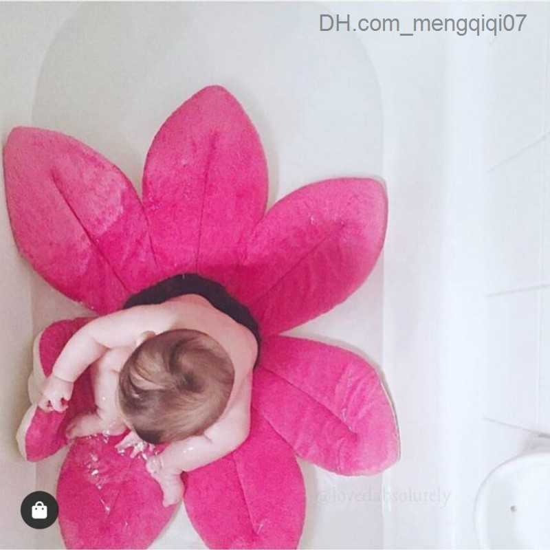 Bathing Tubs Seats NonSlip Baby Shower Bathtub Flower Mat Baby Shower Mat Baby Safety Bathtub Support Mat Baby Shower Mat Z230818