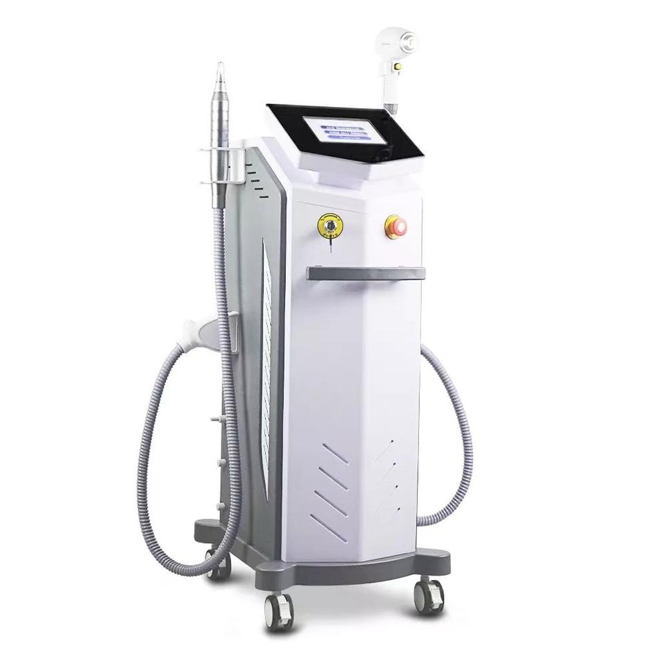 Laser New Design Ideas 2 In 1 808Nm Painless Diode Laser Hair Removal Machine Picossecond Tattoo Removal Device Skin Lifting