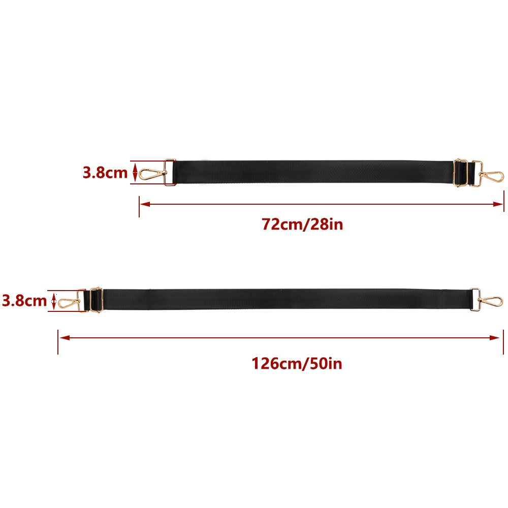 Bag Parts Accessories Long Shoulder Strap Solid Color Wide Replacement for Bags Nylon Woman Messenger Straps 230817