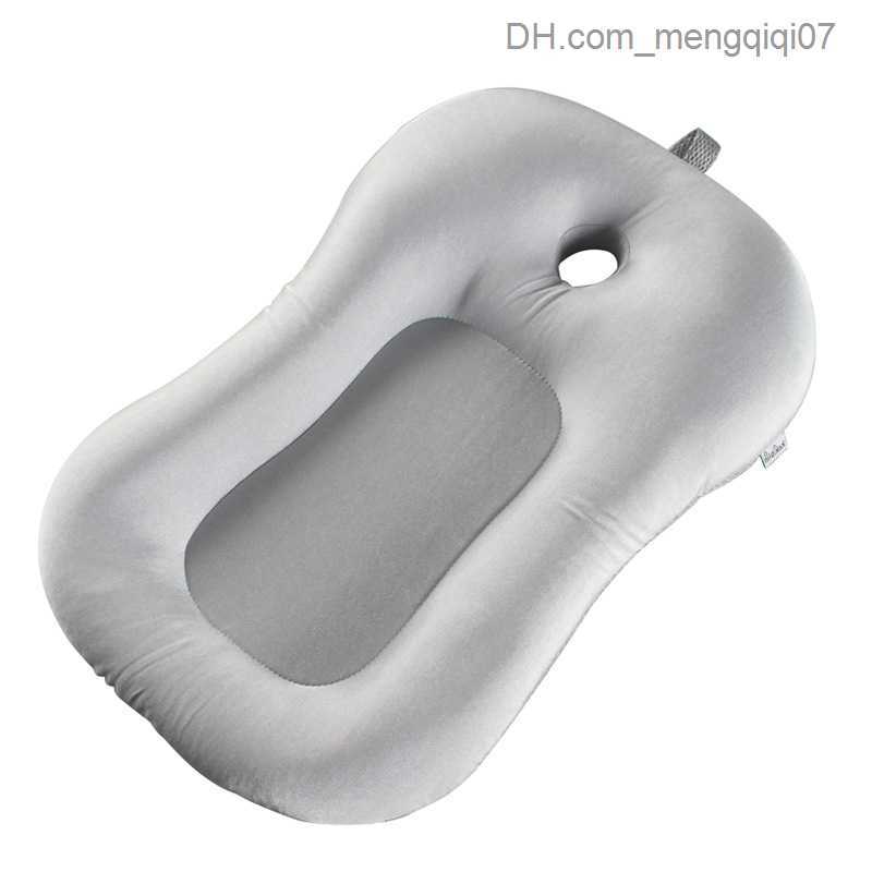 Bathing Tubs Seats Baby anti-skid bathtub baby boy and girl soft cushion seat baby shower support pad child care accessories Z230817
