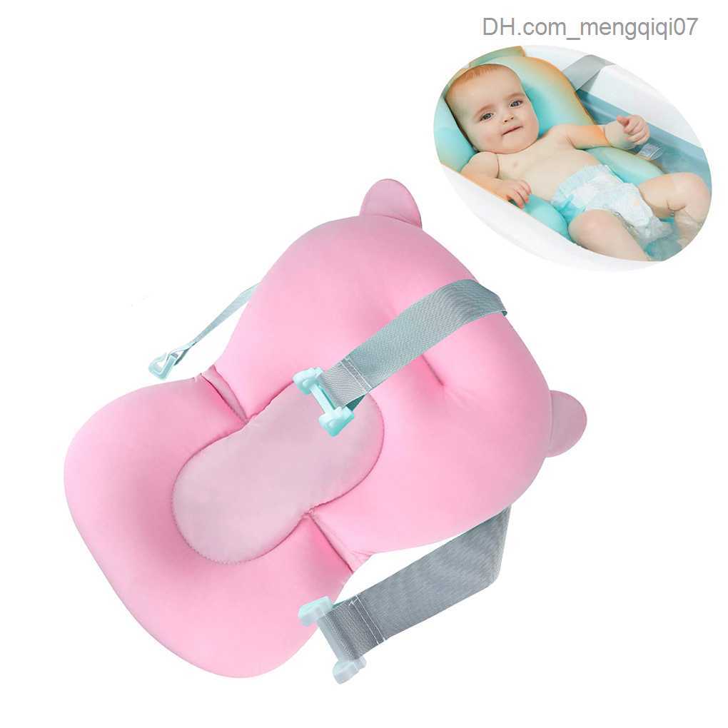 Bathing Tubs Seats 1/2 baby shower seat safety support pad portable washable breathable and comfortable for newborns and young children with shoulder 