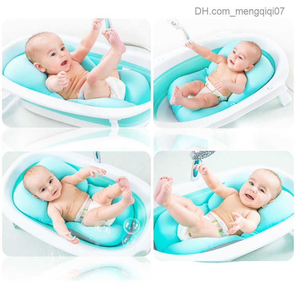 Bathing Tubs Seats Baby Bathtub Cushion Children's Folding Bathtub Pillow Non slip Bathtub Cushion Baby Seat Cushion Children's Portable Sho