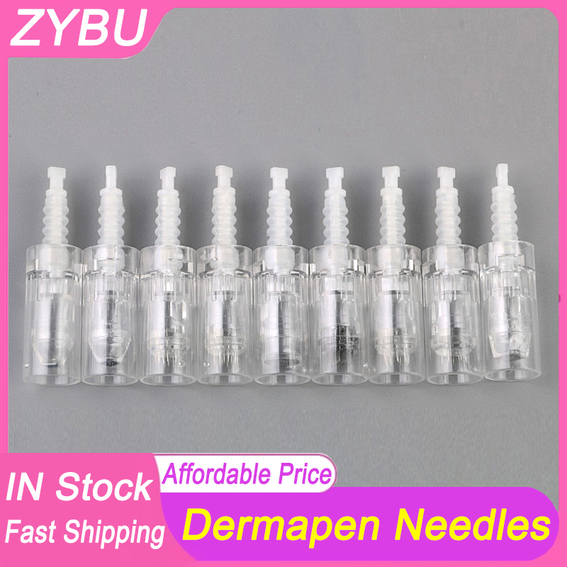 50PCS Derma Pen Bayonet Needles Cartridge For Dr pen N2/M5/M7/E30 Nano 3D 5D 9 pin/12 pin/36 pin/42 Micro Needle Replacement Head For DermaPen Meso Th