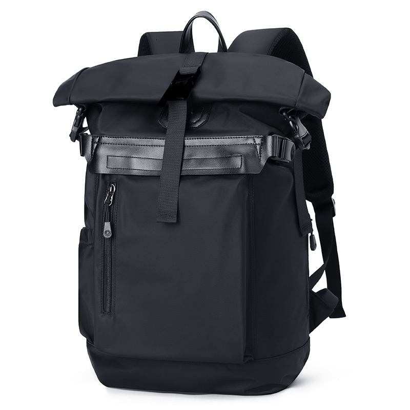 School Bags Rolling Top Quality Tearresistant Backpack Hiking Sport Rucksack Causal Hasp for Men 230817