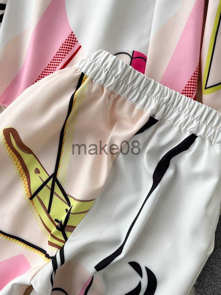 Women's Two Piece Pants Retro Fashion Abstract Printing BlazerPants Two Piece Set Women outfits Professional Long Sleeve Jacket Trousers Suits Fe